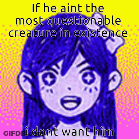 Girl Saying If He Ain't The Most Questionable Creature GIF