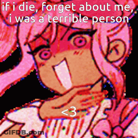 Girl Saying If I Die Forget About Me GIF