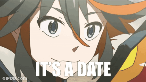 Girl Saying It's A Date GIF