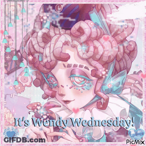Girl Saying It's Wendy Wednesday GIF