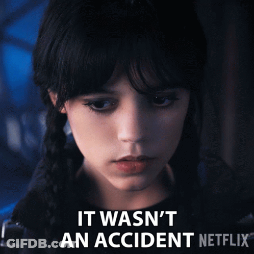 Girl Saying It Wasn't An Accident Netflix GIF