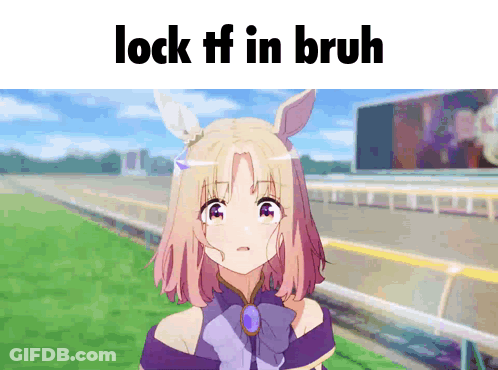 Girl Saying Lock FF In Bruh GIF