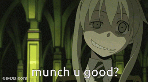 Girl Saying Munch U Good GIF
