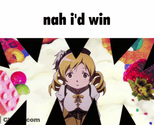 Girl Saying Nah I'd Win GIF