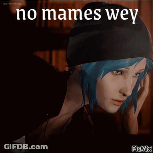 Girl Saying No Mames Wey GIF