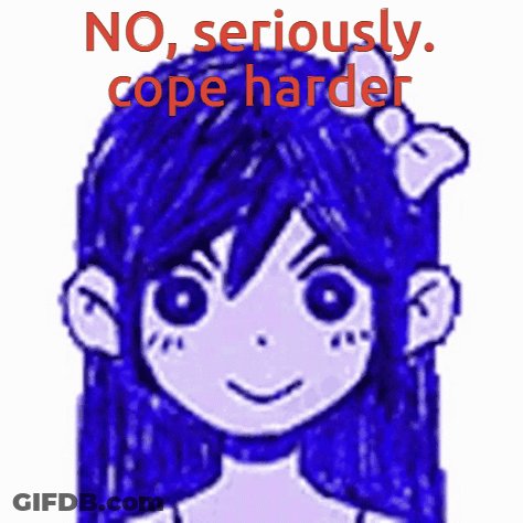 Girl Saying No Seriously Cope Harder GIF