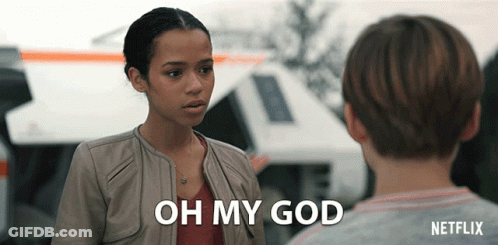 Girl Saying Oh My God GIF