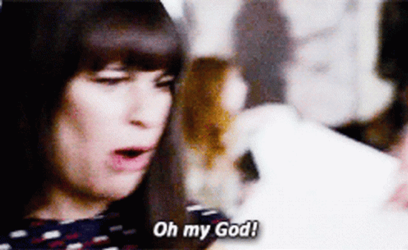 Girl Saying Oh My God GIF