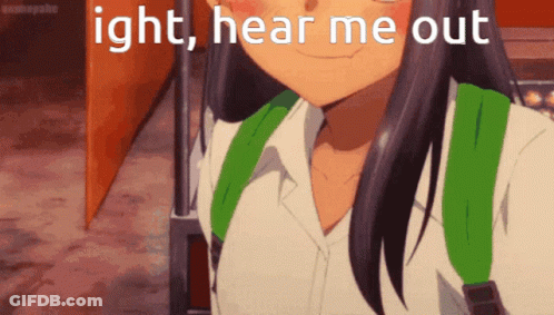 Girl Saying Right Hear Me Out GIF
