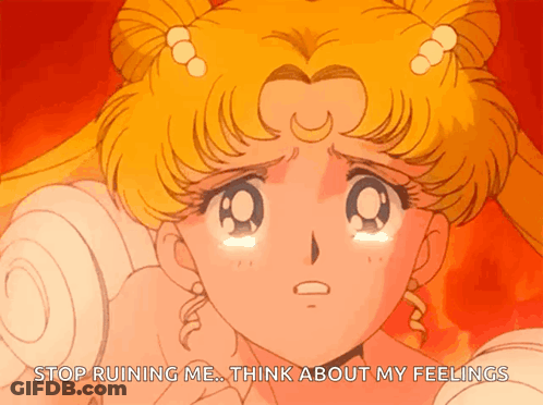 Girl Saying Stop Ruining Me Think About My Feelings GIF
