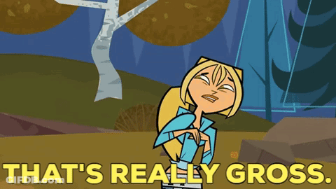 Girl Saying That's Really Gross GIF