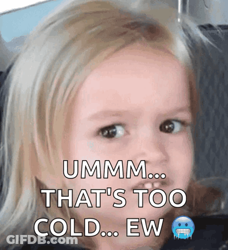 Girl Saying Too Cold Ew GIF