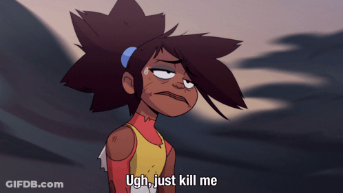 Girl Saying Ugh Just Kill Me GIF