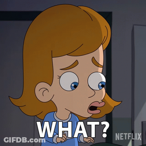 Girl Saying What Netflix GIF