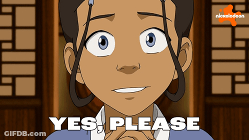 Girl Saying Yes Please GIF