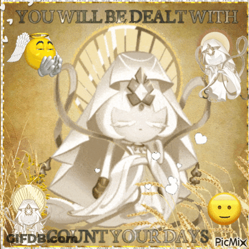 Girl Saying You Will Be Dealt With Count Your Days GIF