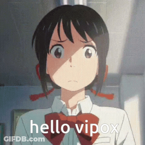 Girl Says Hello Vipox GIF
