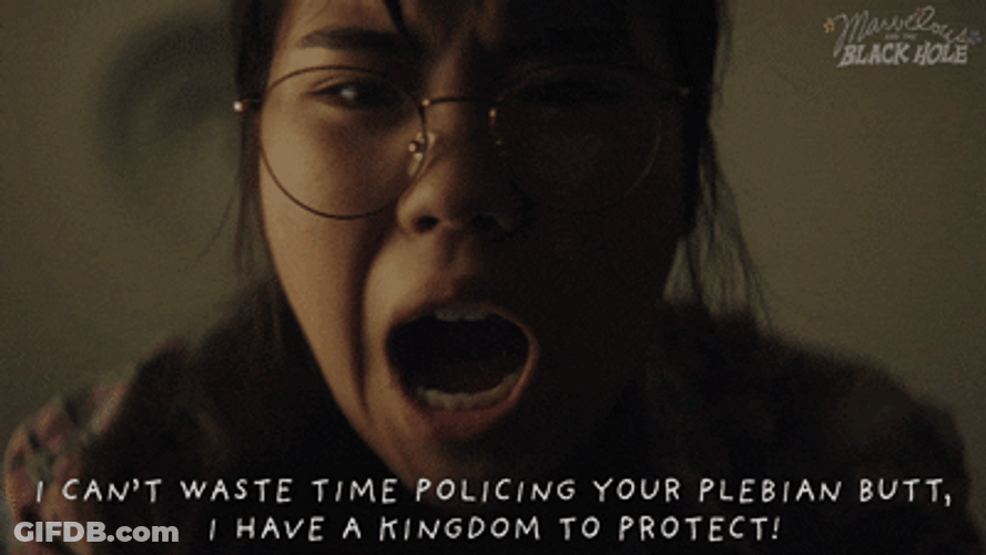 Girl Screaming Black Holes Movie GIF