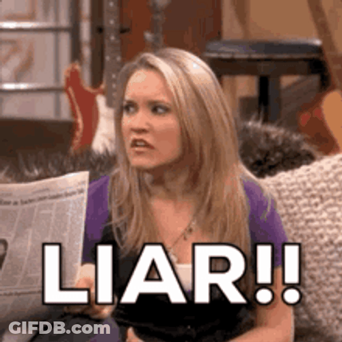 Girl Screaming Liar GIF