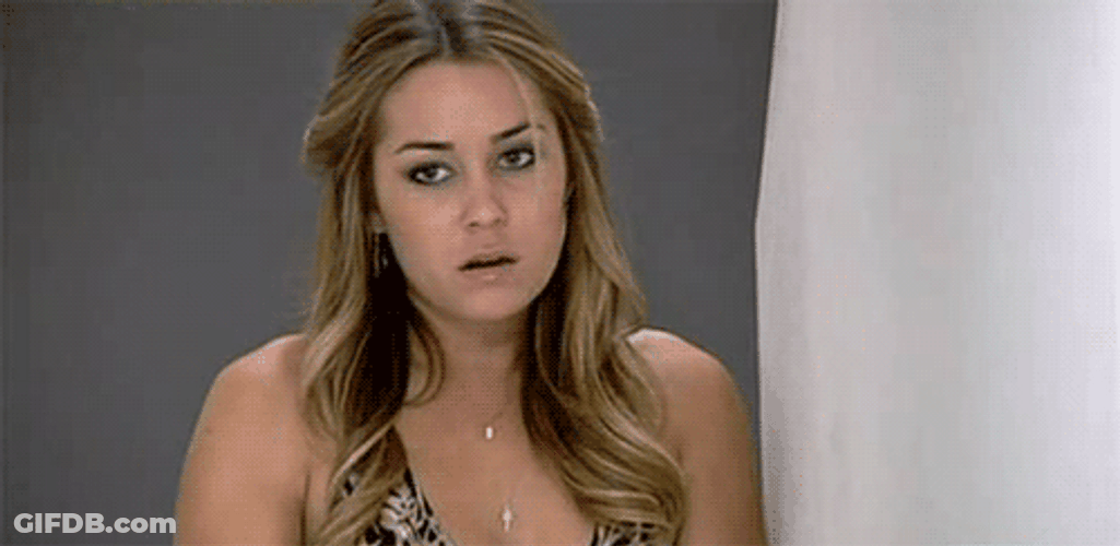 Girl Serious Eyeroll GIF
