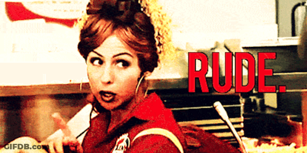 Girl Signing Rude GIF
