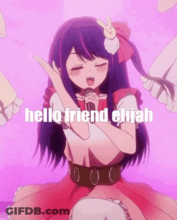 Girl Singing Into Microphone Hello Friend Elijah GIF