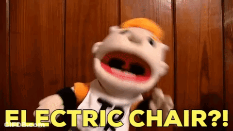 Girl Sitting In Chair Saying The Pazzin Chair GIF