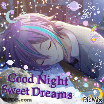 Girl Sleeping Good Night Sweet Dreams GIF