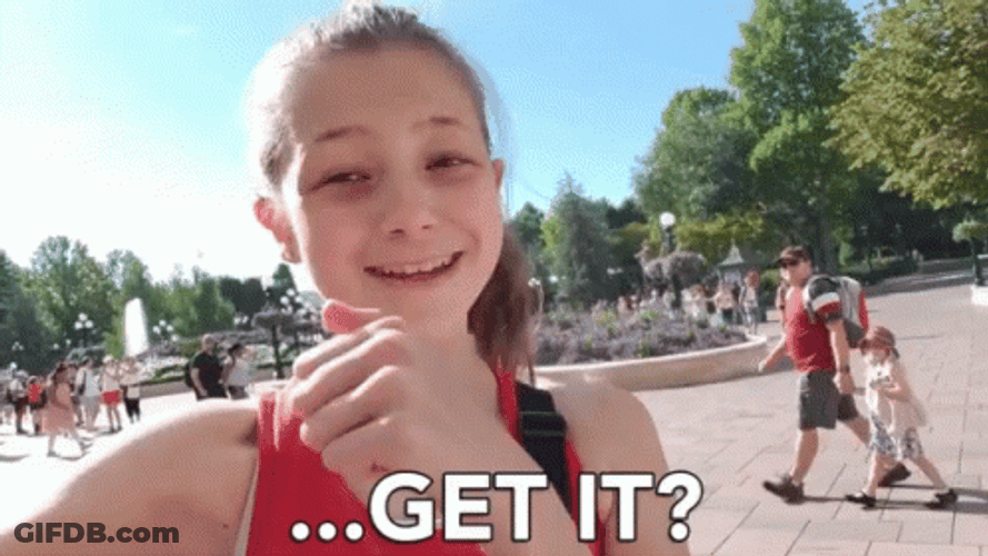Girl Smiling Get It GIF