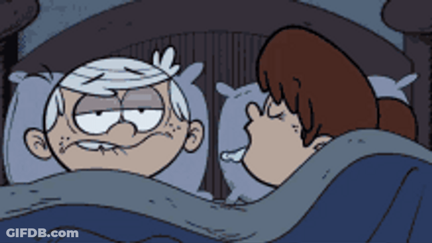 Girl Snoring Loud House Character GIF