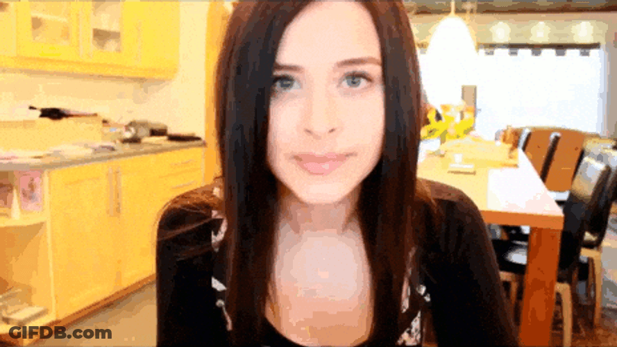 Girl Splitting Banana Meme GIF