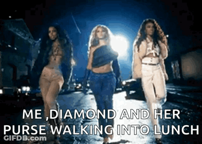 Girl Squad Power Walking GIF
