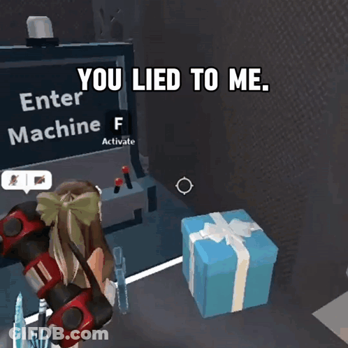 Girl Standing Before You Lied To Me Screen GIF