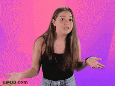 Girl Standing In Front Of School's Out GIF