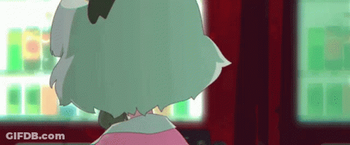 Girl Standing In Front Of Vending Machine GIF