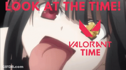 Girl Sticking Tongue Out Look At The Time GIF