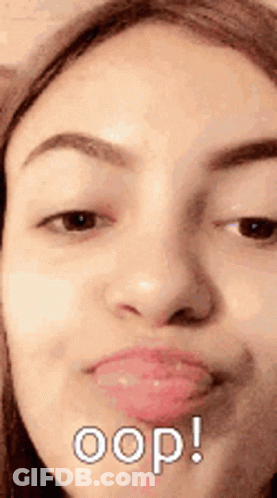 Girl Sticking Tongue Out GIF