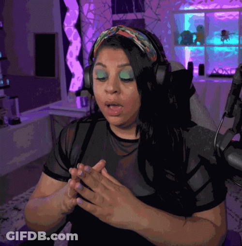 Girl Streamer Confused Face GIF