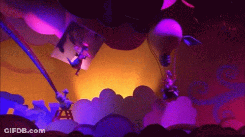 Girl Surrounded By Cartoon Characters Says Bestfriends GIF