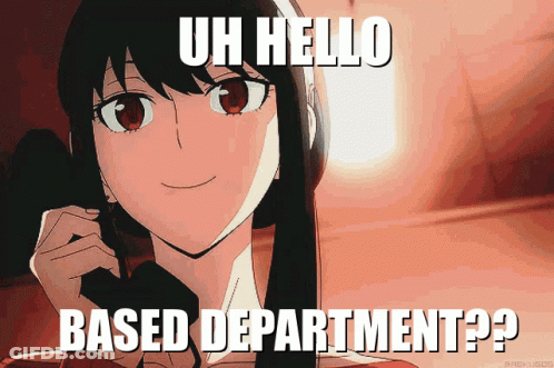 Girl Talking On Phone Saying Uh Hello Based Department GIF