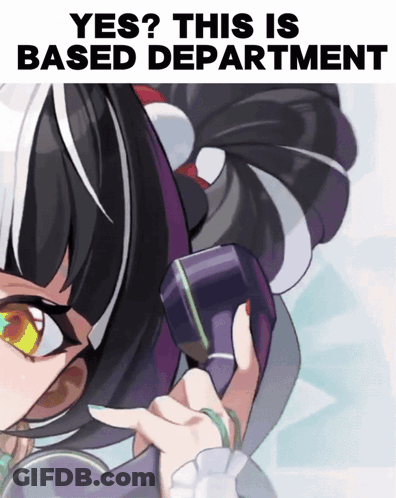 Girl Talking On Phone Yes This Is Based Department GIF