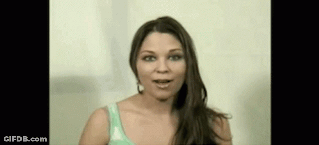 Girl Talking With Pie In The Face GIF