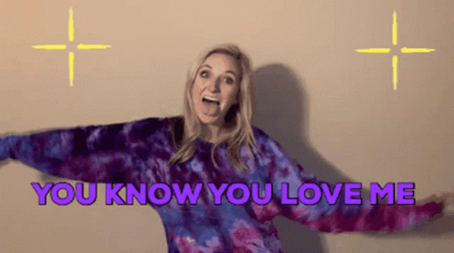 Girl Teasing You Love Me GIF