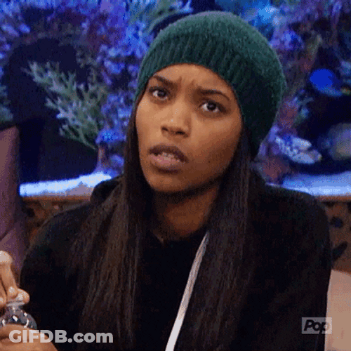 Girl Thinking With Confused Face GIF