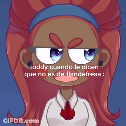 Girl Toddy Cuando Le Dicen Que No Es De Flandefresa GIF