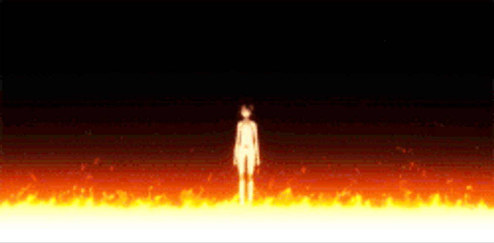 Girl Transforming To Phoenix GIF