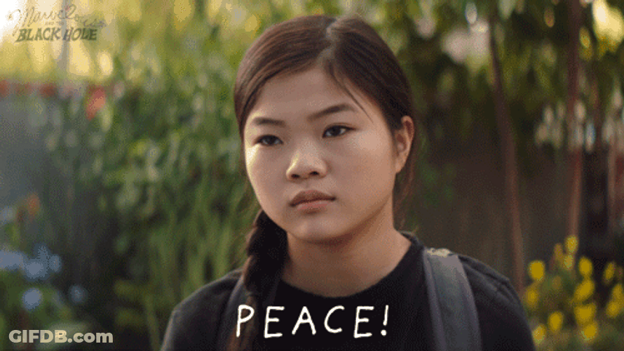 Girl Using Saw GIF