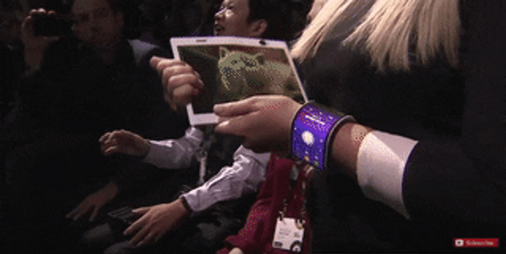 Girl Using Xiaomi Gadgets GIF