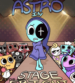 Girl Walking Runway Astro In Stage GIF