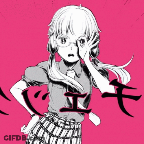 Girl Wearing Glasses And Tie GIF